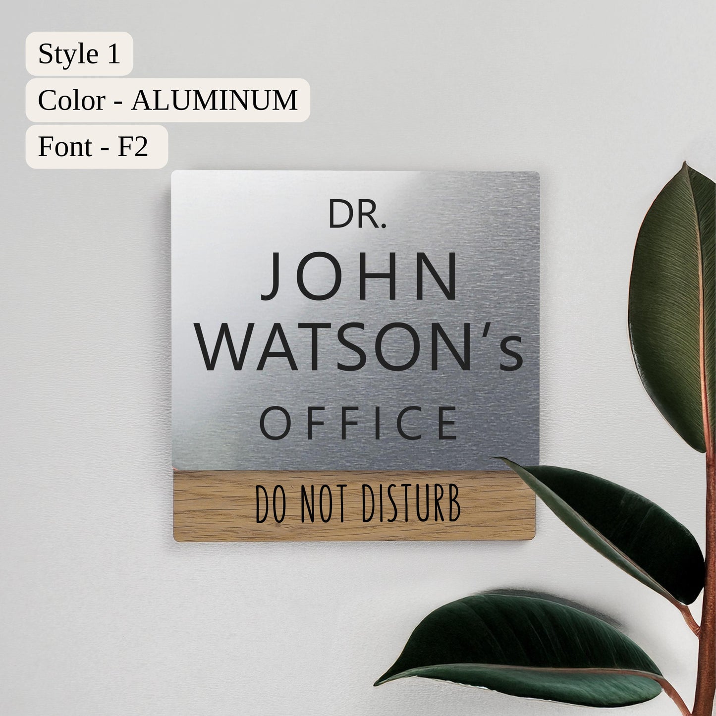 Personalized Doctor Door Name Plaque, Thank You Gift, Medical Doctor's Office Staff, Pediatrician, Nurse, Physician Gift, Employee Gift