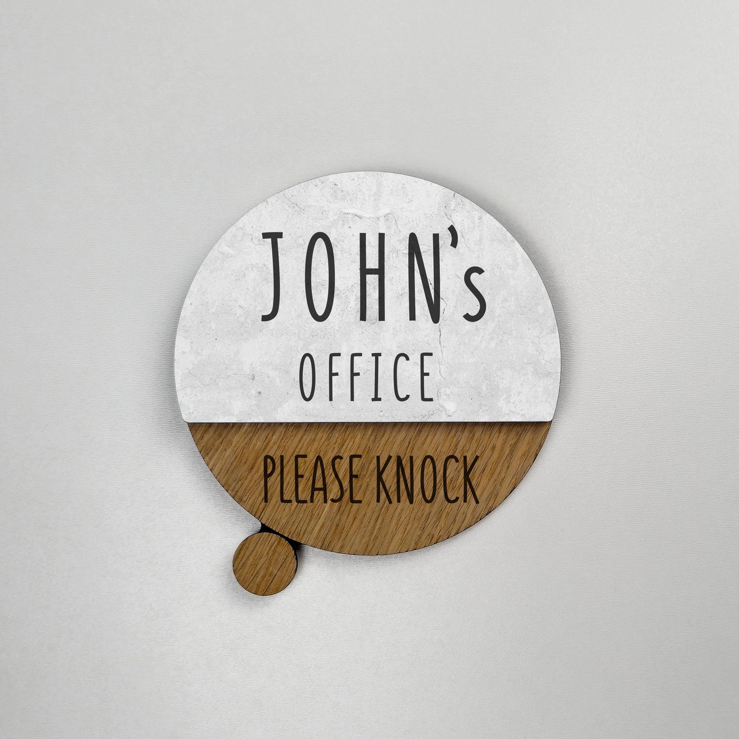 Personalized Door or Wall Sign Name Plate - 2 Sizes Available - Office Executive CEO Sign, New Job Business Decor, Promotion Gifts