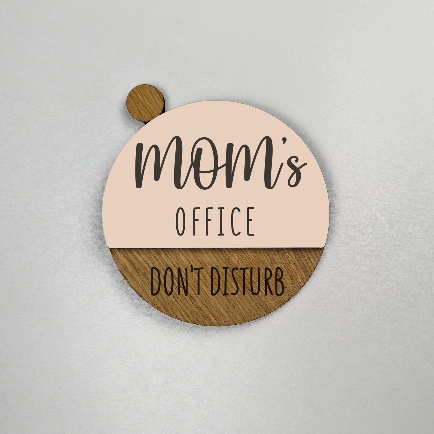 Personalized Door Sign with Rotating Status Segments: Customizable for Any Space - Door Office Sign, New Job Business Decor