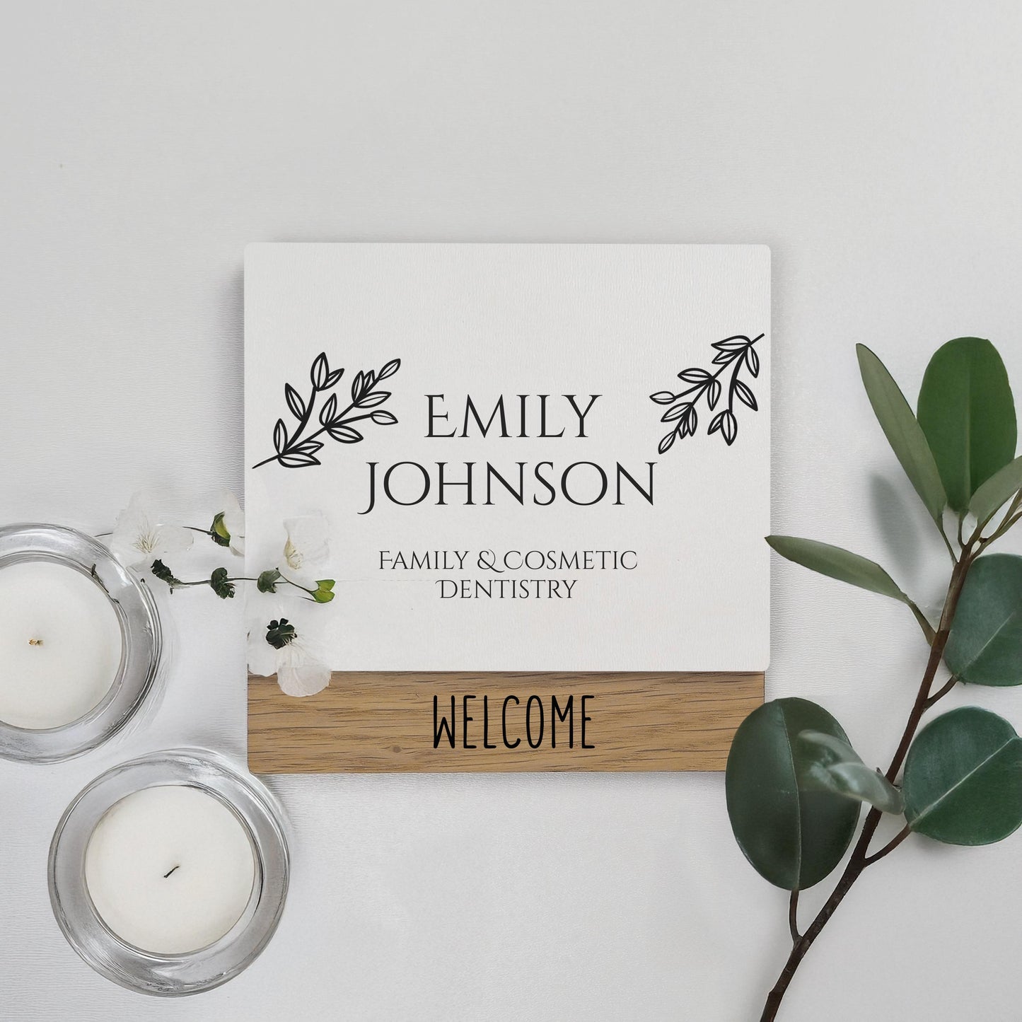 Custom Rotating Doctor Office Sign, Personalized Status Indicator, Professional Do Not Disturb Sign for Medical Practices
