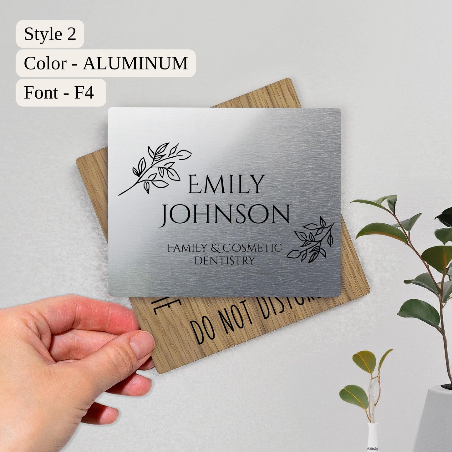 Custom Rotating Doctor Office Sign, Personalized Status Indicator, Professional Do Not Disturb Sign for Medical Practices