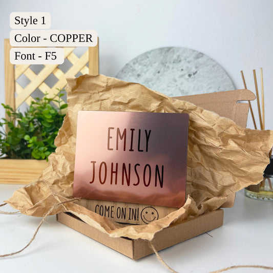 Custom Rotating Door Sign, Personalized Office Plate, Stylish Status Indicator, Business Decor Gift