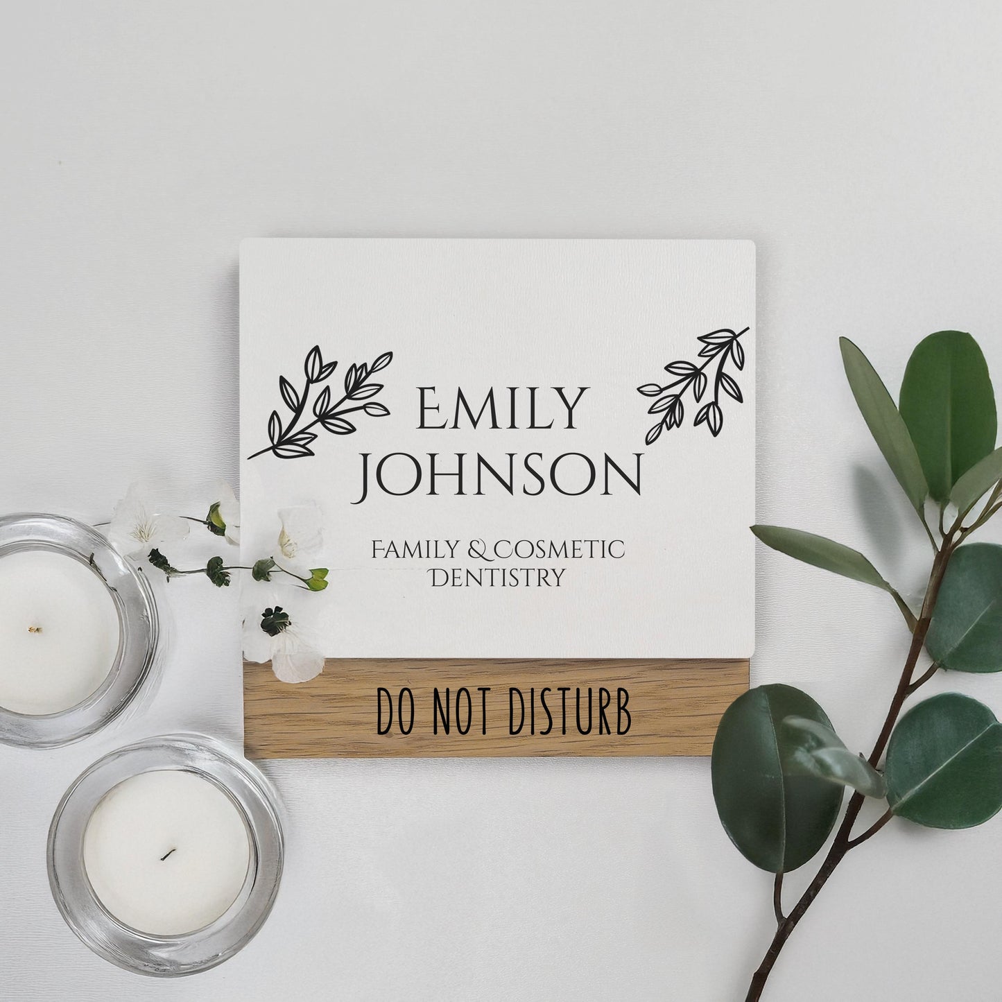 Custom Rotating Doctor Office Sign, Personalized Status Indicator, Professional Do Not Disturb Sign for Medical Practices