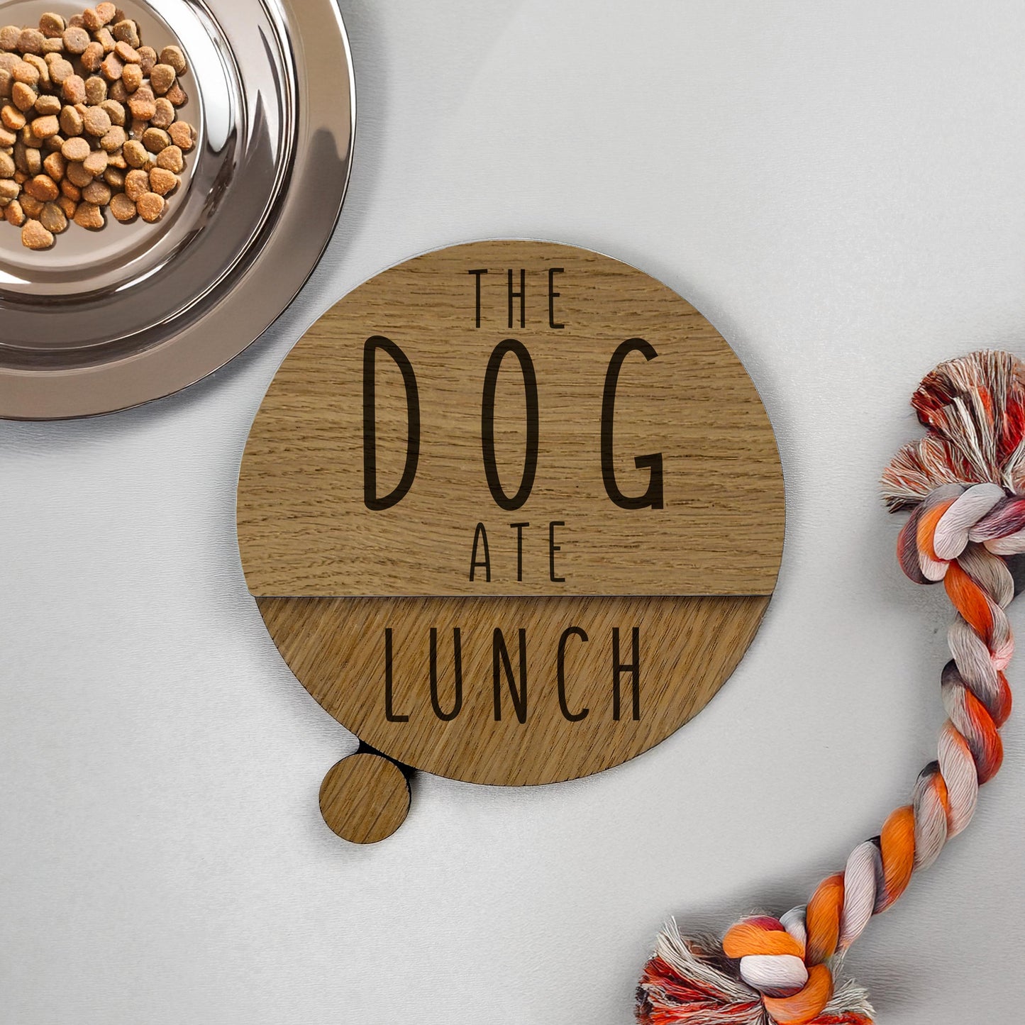 Custom Pet Feeding Reminder, Engraved Dog Tracker Sign, Breakfast Lunch Dinner Chart, Perfect Gift for Pet Owners