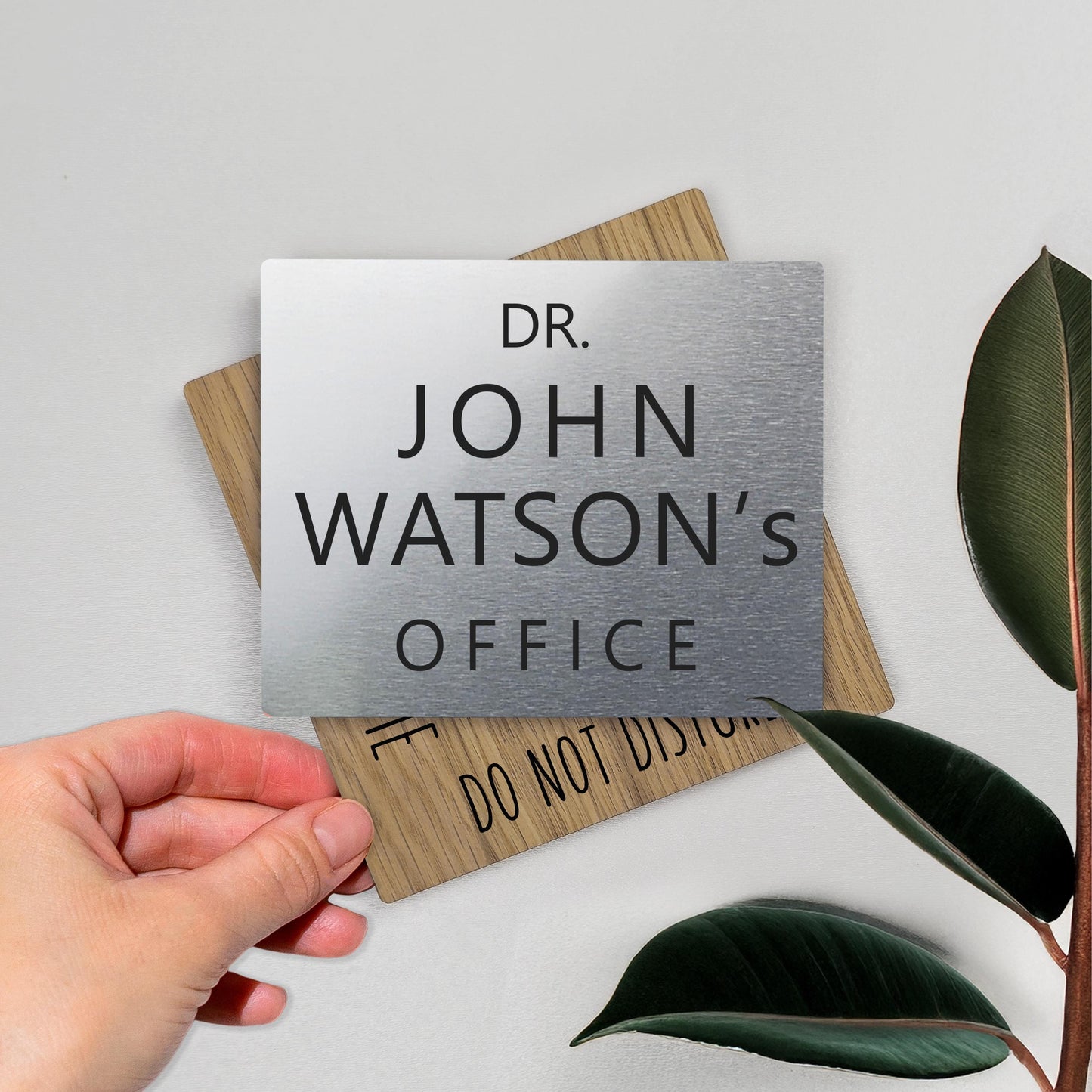 Personalized Doctor Door Name Plaque, Thank You Gift, Medical Doctor's Office Staff, Pediatrician, Nurse, Physician Gift, Employee Gift
