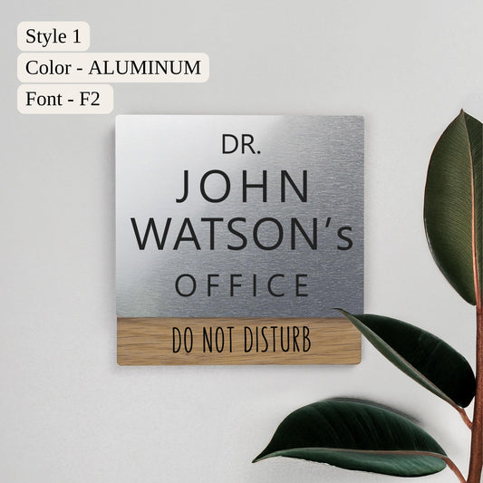 Personalized Doctor Door Name Plaque, Thank You Gift, Medical Doctor's Office Staff, Pediatrician, Nurse, Physician Gift, Employee Gift