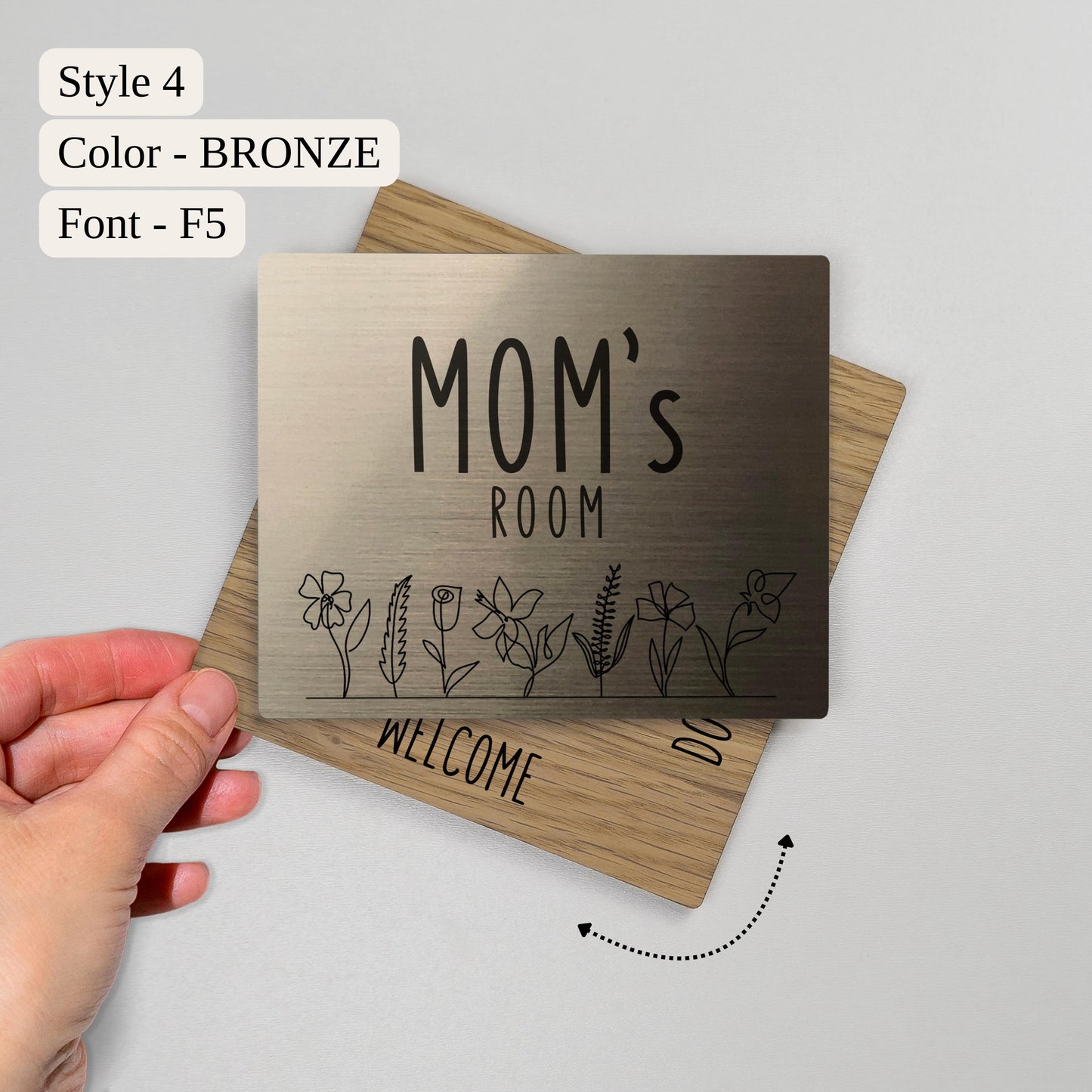 Custom Rotating Doctor Office Sign, Personalized Status Indicator, Professional Do Not Disturb Sign for Medical Practices